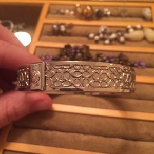Authentic Coach silver bangle / bracelet